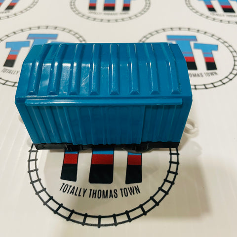 Blue Box Car Used - Trackmaster