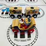 BRIO Egyptian Adventure Set NO TRACK/Brittle Fair Condition Figure/Different Cargo Cars 33917 Wooden - Used in Box