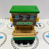 Sodor Log Loader with Log Car (1996) and 3 Logs #2 Good Condition Wooden - Used