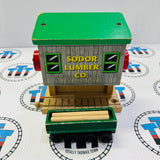 Sodor Lumber Co. with Log Car (1997) and 2 Logs Fair Condition/Marked #5 Wooden - Used
