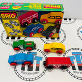 BRIO 33320 Vintage Minicars Wooden in Box Good Condition Wooden - Used