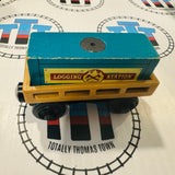 Misty Island Logging Station Cargo Car with Cargo Fair Condition Wooden - Used