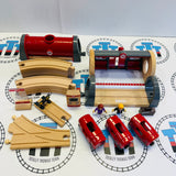 BRIO 33513 Metro Railway Set #2 Complete Wooden - Used