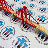 Double Suspension Bridge BIGJIGS Rail Wooden - New in Box