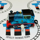 Metallic Blue Thomas #2 (2012) Fair Condition/Discoloured Back Rare Capsule Plarail Wind Up - Used
