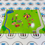 Thomas Circus Set Playboard (1999) Small Rips - Used