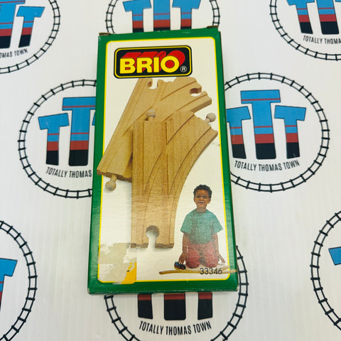 BRIO Curved Switching Tracks 33346 Wooden - In Box