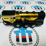 Motorized BRIO Battery Mighty Gold Action Locomotive 33630 Wooden - Used