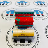 Holiday Set Pack #1 (Season’s Greetings Passenger Car, Present Car, Hot Cocoa Tanker) Used - TOMY
