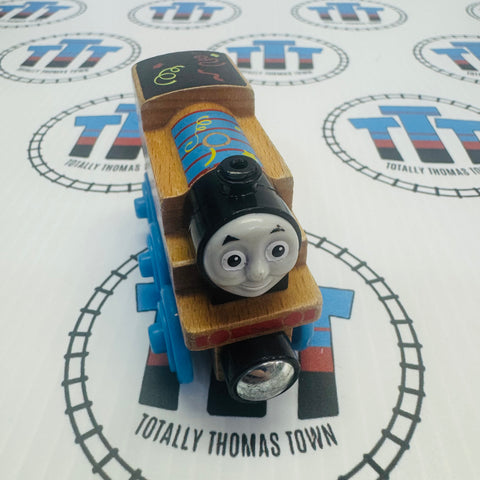 Happy Birthday Thomas (Thomas Wood Unpainted Mattel) Wooden - Used