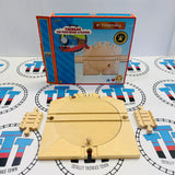 8” Turntable Track Clickity Clack Wooden - Used in Box