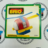 BRIO Helicopter Vintage 33581 Wooden - In Box