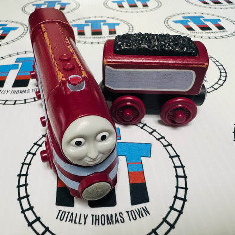 Caitlin & Tender (Mattel) Fair Condition Chipping Paint Wooden - Used