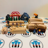 BRIO 33934 Large Countryside and Cargo Set (No Trains) Wooden - Used