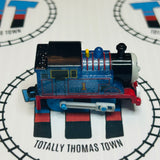 Clear Glitter Thomas Newer Face Capsule Plarail Wind Up - Used