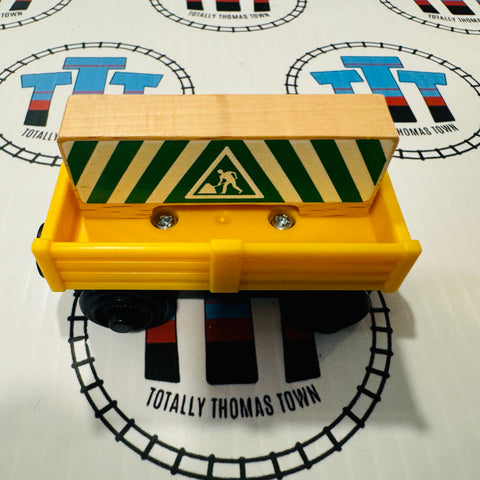 Cargo Car Yellow with Cargo (Mattel) Wooden - Used