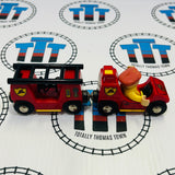 BRIO 33542 Light & Sound Fire Engine with Poor Condition Figure Wooden - Used