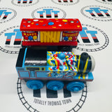 Happy Birthday Thomas & Box Car (Learning Curve) Good Condition Wooden - Used