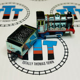 Metallic Gordon and Tender #4 Fair Condition Capsule Plarail Wind Up - Used