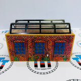 “The Works” Engine Repair Shop Clickity Clack #3 Slightly Ripped Sticker/Marked Track Wooden - Used