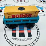 Cargo Car Teal with Tan Cargo Wooden - Used