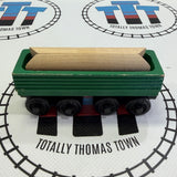 Sawmill Depot with Henry’s Log Car (1998) and 2 Logs #1 Fair Condition Wooden - Used