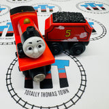 James & Tender Roll and Whistle (Mattel) Fair Condition Fuzzy Sound Wooden - Used