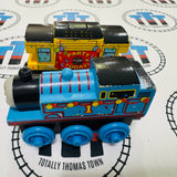 Birthday Thomas and Birthday Caboose (Plays Thomas Song) (Learning Curve) Wooden - Used