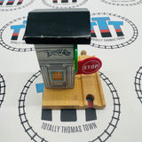Stop and Go Museum with Knob #2 Chipping Paint Fair Condition Wooden  - Used