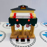 Deluxe Over the Track Signal House #5 Newer Style Wooden - Used