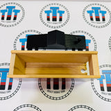 22 Piece Starter Set #1 (No Trains/Missing Sign/Ripped Stickers/Plain Track See Notes) Wooden - Used