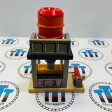 Sodor Cement Works with 1 Barrel and Yellow Cargo Car (no cement truck) Wooden - Used