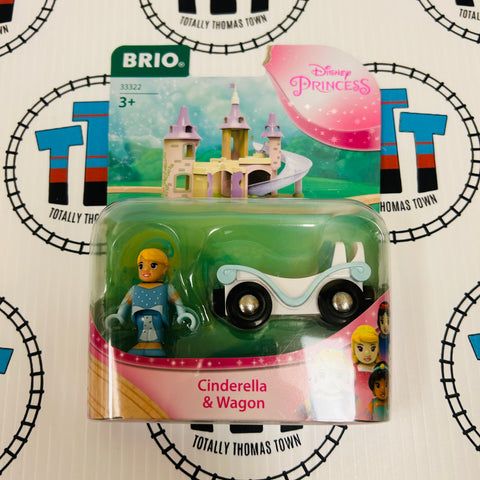 BRIO Cinderella & Wagon #33322 Damaged Box Wooden - New