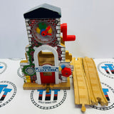 Sodor Clock Tower with Talking & Sounds #1 Door little glitchy but working Wooden Rare - Used