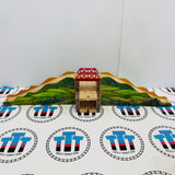 3 Layer Mountain Tunnel Clickity Clack #2 Stickers Small Rips Wooden - Used