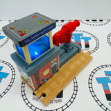 Deluxe Wellsworth Water Tower with Lights and Sounds and Track #1 Corroded Terminals Wooden - Used