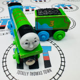 Henry with Tender 60 Year Edition #2 (Learning Curve) Chipping Paint Wooden - Used
