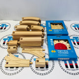 BIGJIGS Essentials Value Track Pack with Eight Way Turntable and Three Way Points 49 Pieces - New no/in Box