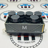 Troublesome Truck ‘M’ S19-122 10 Tons (2002) with Barrels Cargo Rare Used - TOMY