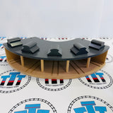 Roundhouse with Splitter (1998) #1 Chipped Track/Splitter Wooden - Used