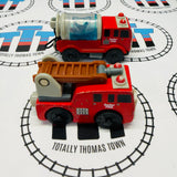 Sodor Fire Crew Fair Condition (Learning Curve) Low Water Wooden - Used