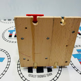 Sodor Fire Station with Lights and Sound #1 Cracked Base/Door Doesn't Stay Up Wooden - Used