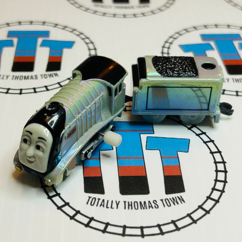 Rainbow Metallic Spencer & Tender #2 Capsule Plarail Wind Up Rare - Used