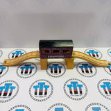 Knapford Covered Bridge Tunnel with Track Fair Condition Wooden - Used