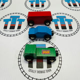 BRIO 33320 Vintage Mini Cars (Missing Yellow Car) Wooden - Used