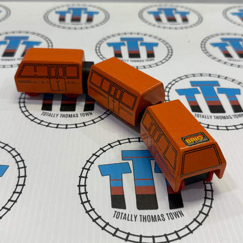 BRIO 33512 Vintage Intercity Train #2 Damaged Magnet Wooden - Used