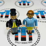 Sir Topham Hatt and Lady Hatt 3D Rare Good Condition Wooden - Used