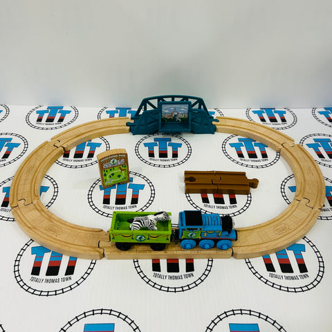 Thomas Wood (2018) Animal Park Set Complete with Trains (Painted Mattel) Used- Thomas Brand