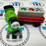 Ready Set Race Percy (Mattel) Chipped Cargo Car Wooden - Used