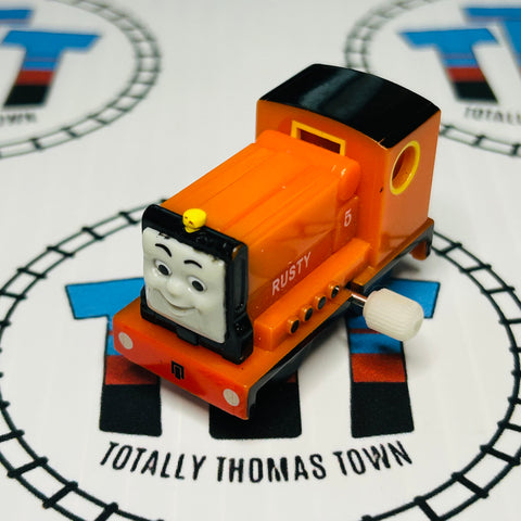 Rusty #1 Older Version White Buffers Capsule Plarail Wind Up - Used